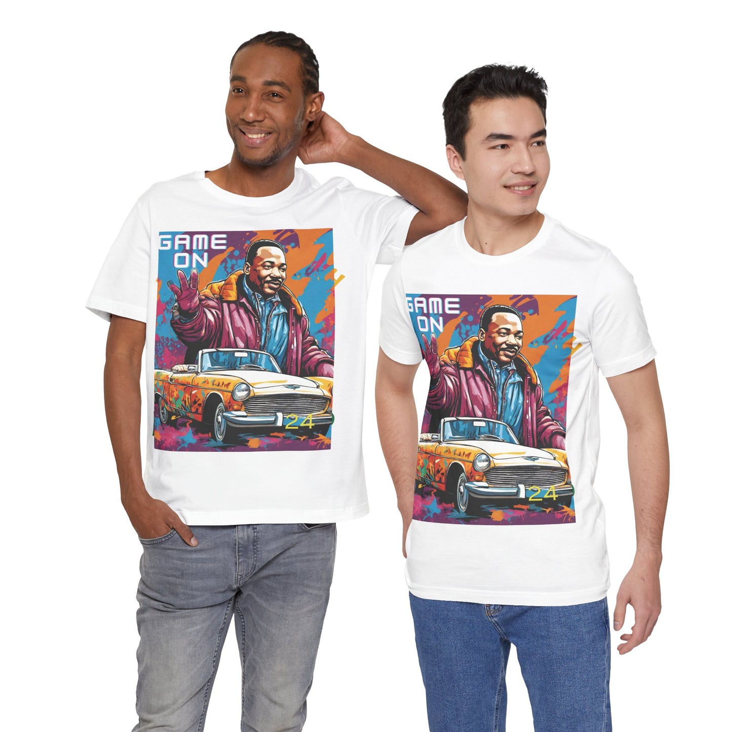 Celebrate! MLK with us!  Short! Sleeve! Tees!