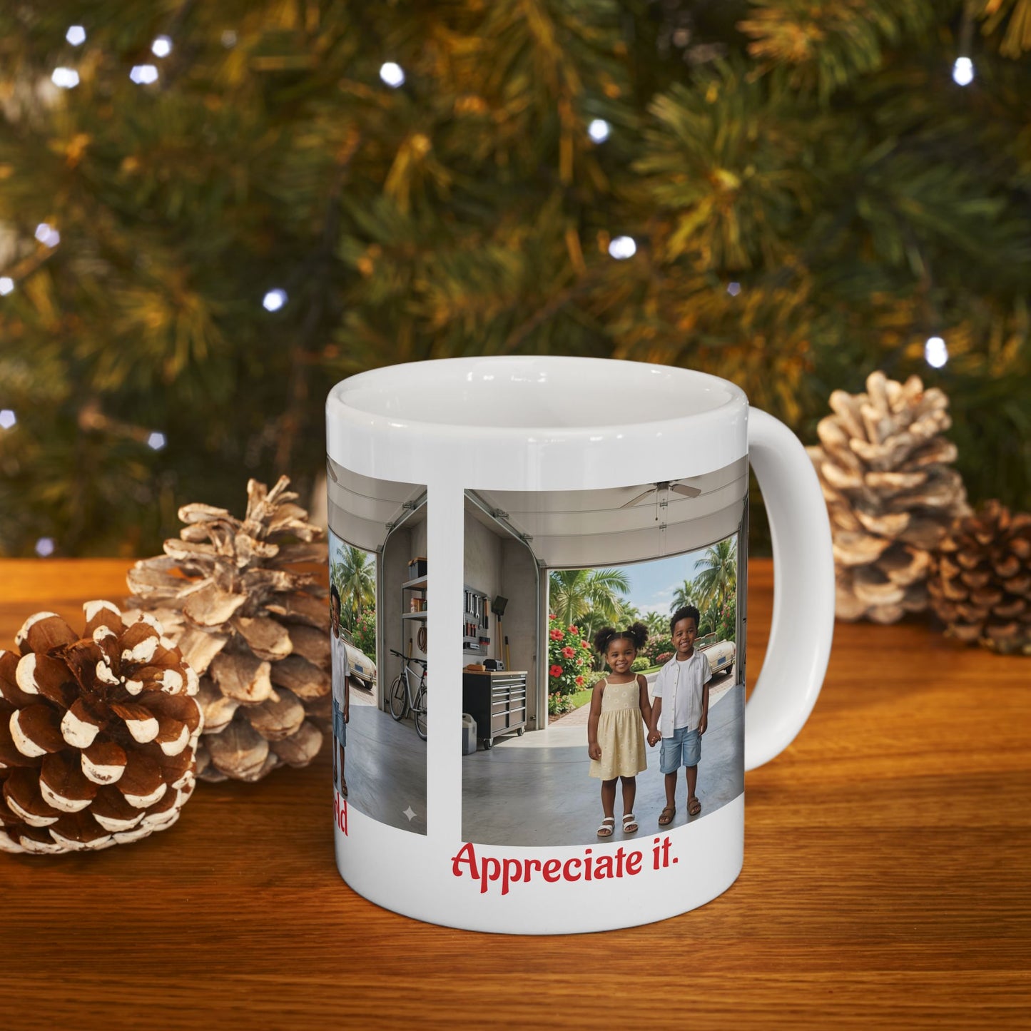 Summer! Time! Classic! Ceramic! Mug! 11oz