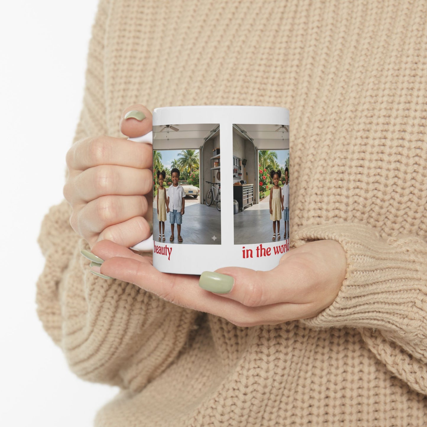 Summer! Time! Classic! Ceramic! Mug! 11oz
