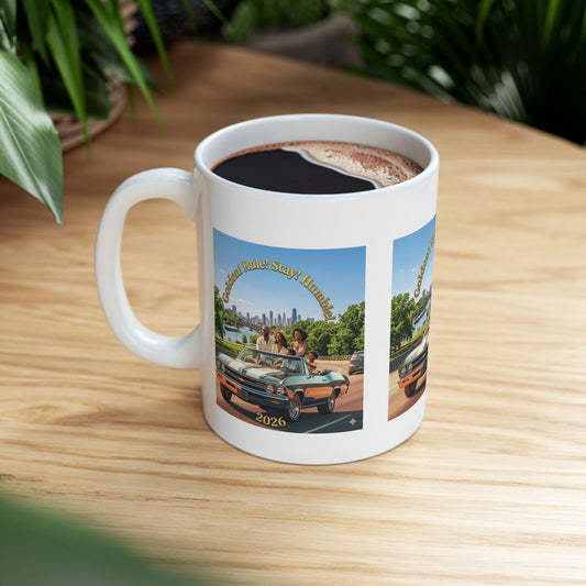 Summer! Time! Classic! Ceramic! Mug! 11oz
