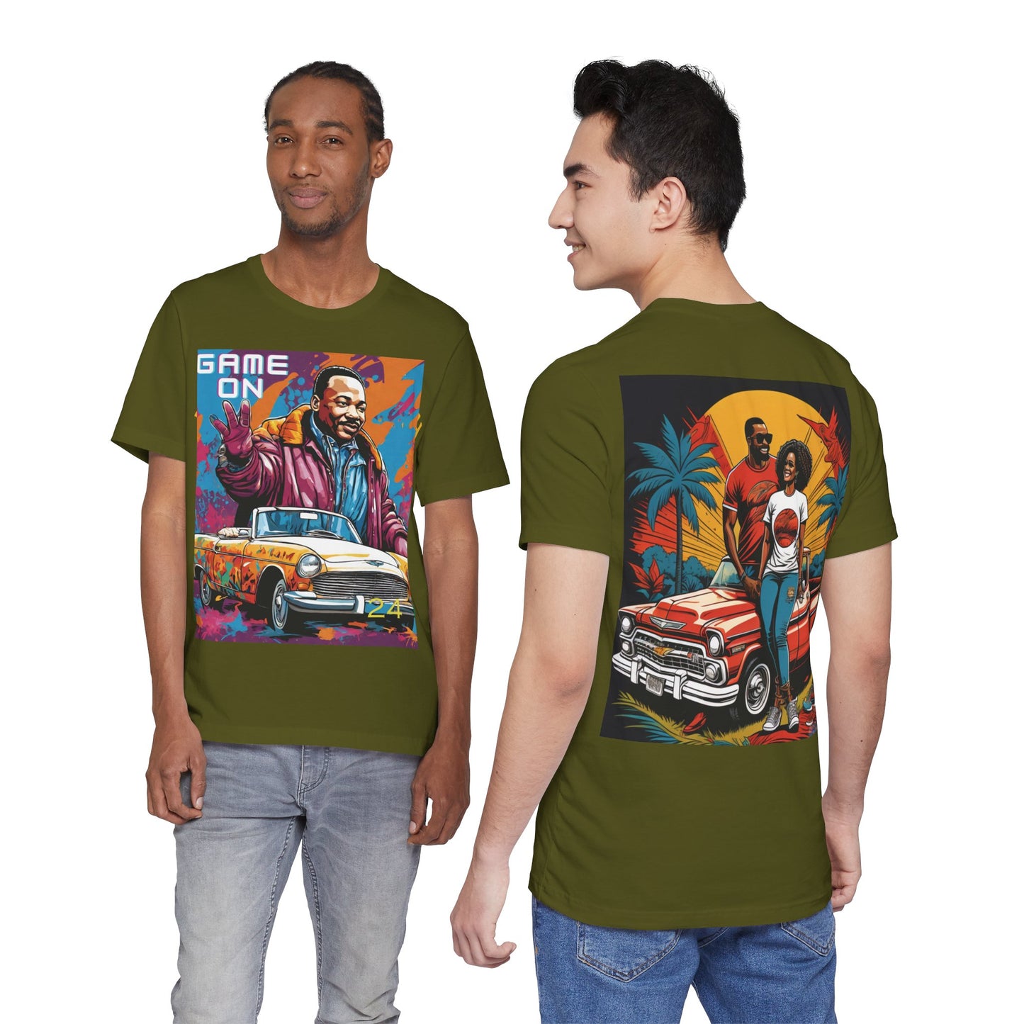 Celebrate! MLK with us!  Short! Sleeve! Tees!