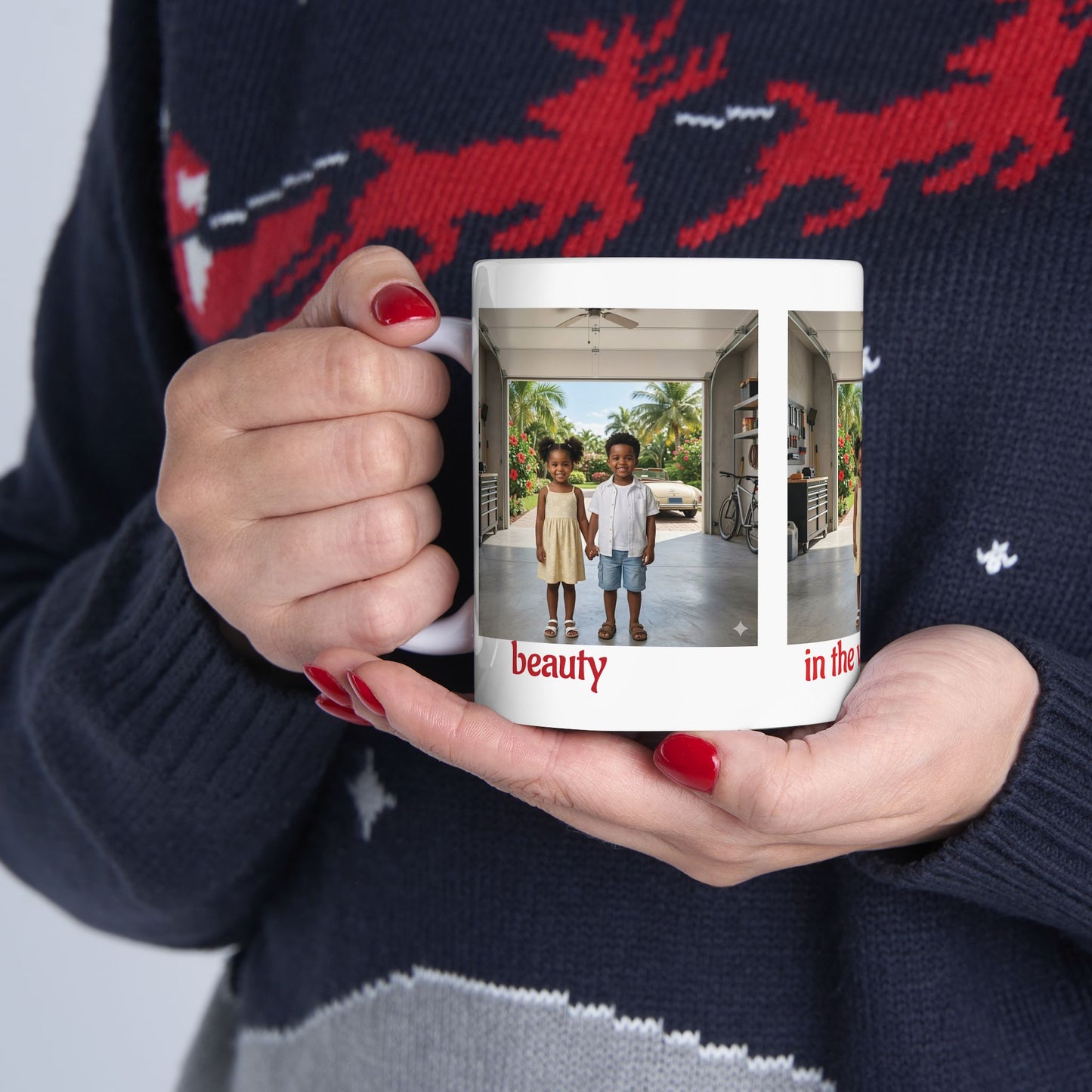 Summer! Time! Classic! Ceramic! Mug! 11oz