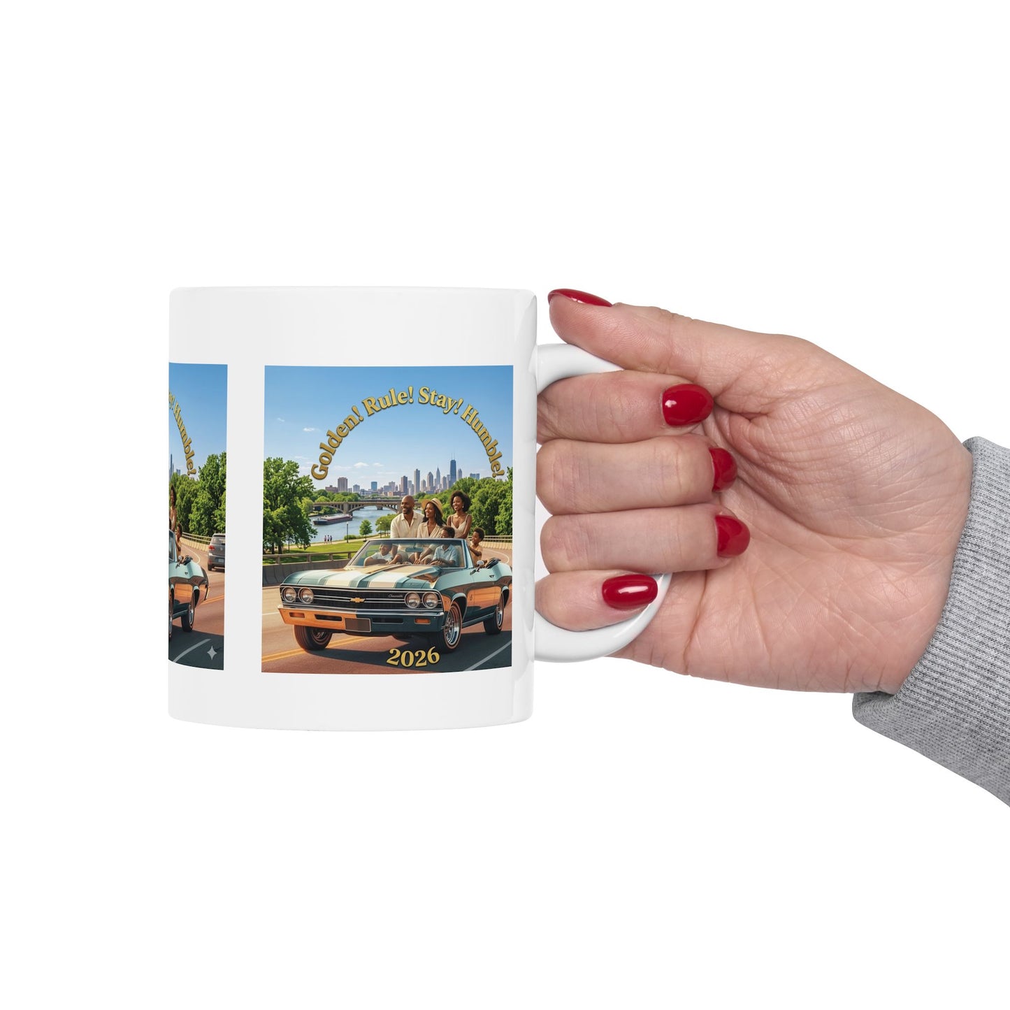 Summer! Time! Classic! Ceramic! Mug! 11oz