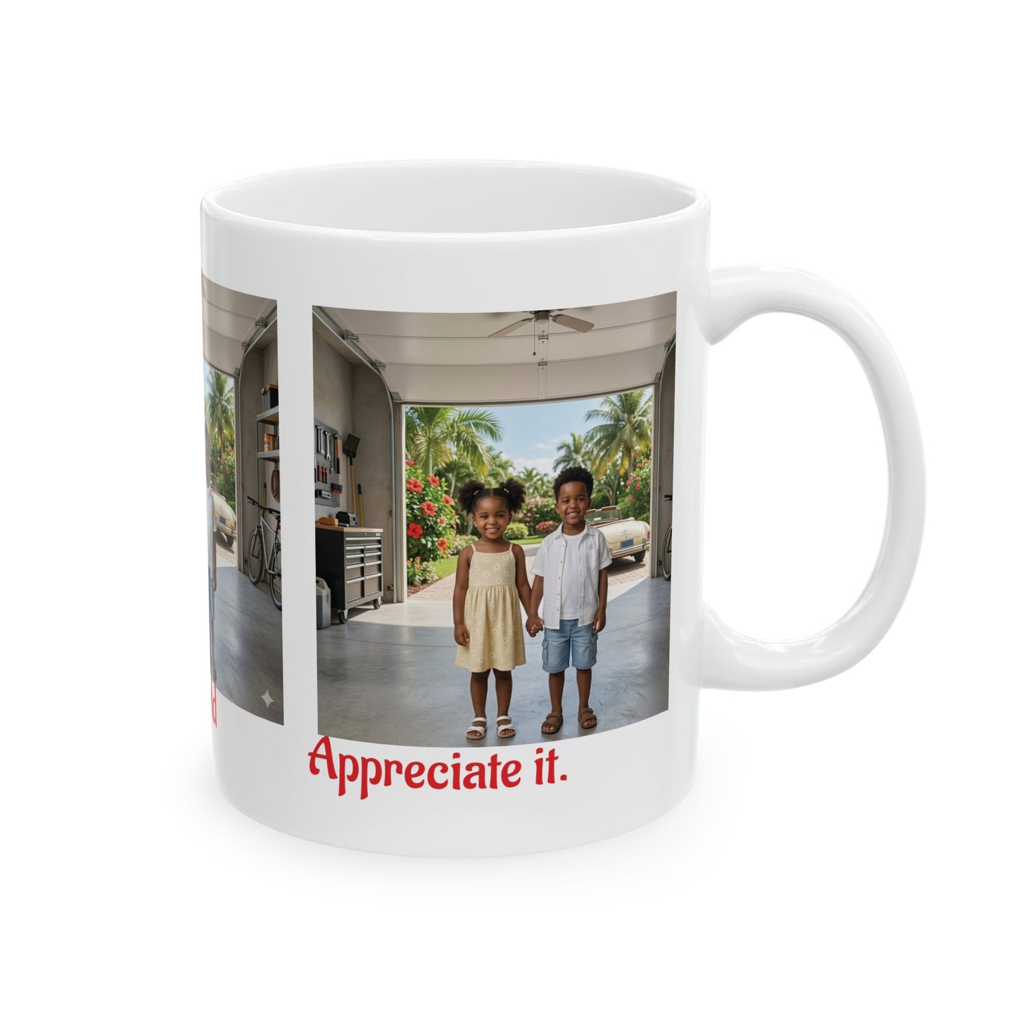 Summer! Time! Classic! Ceramic! Mug! 11oz
